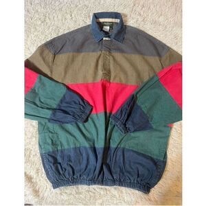 Norm Thompson long sleeve multiple colors pullover with pockets sweatshirt L